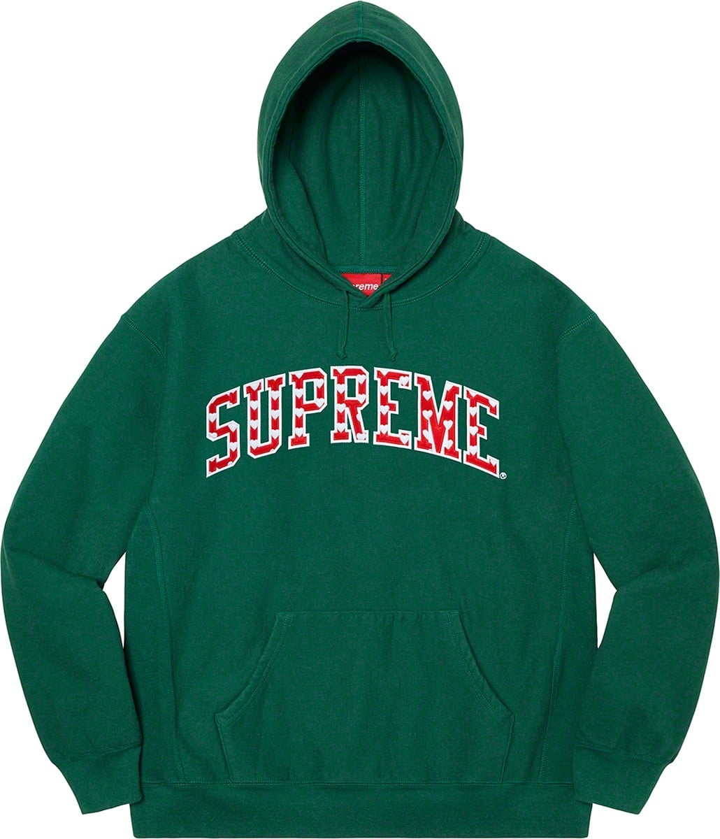 Hearts Arc Hooded Sweatshirt view 7